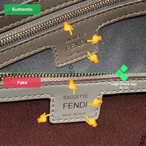 how to tell if fendi bag is real|genuine fendi baguette.